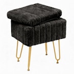 Vanity Stool with Storage