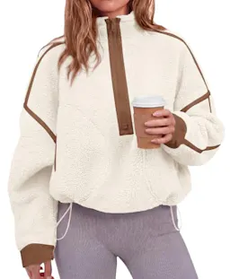 KIRUNDO Women's Half Zip Pullover