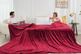 Oversized 10' x 10' Blanket, Just $19.79 on Amazon (Reg. $60) card image