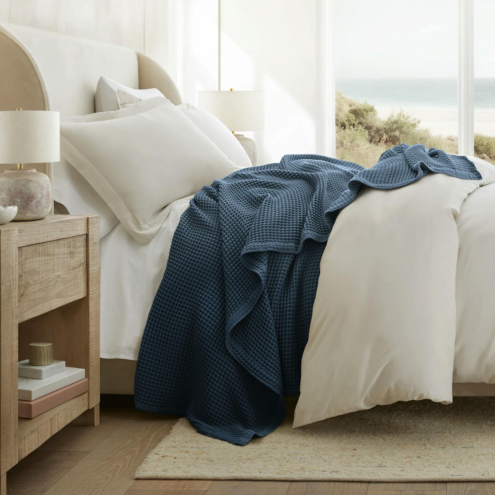 Linens & Hutch Waffle Blanket