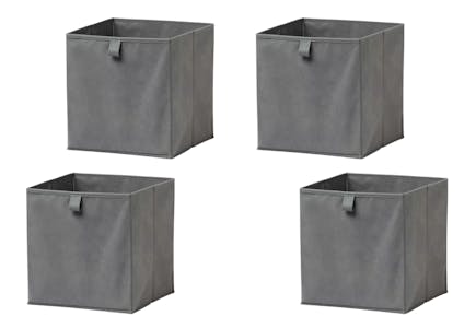 Brightroom Fabric Cube Bin Set