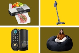 $40 Smart Lock, $60 Vacuum, $16 Storage Bins, and More Home Deals on Amazon card image