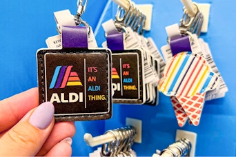 new aldi quarter keeper keychains