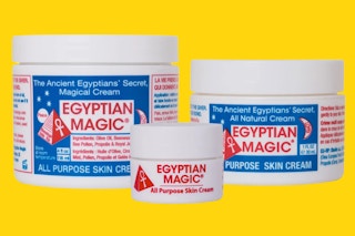 costco egyptian magic all purpose skin cream set feature on yellow background