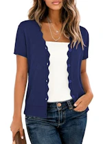 Women's Short Sleeve Cardigan