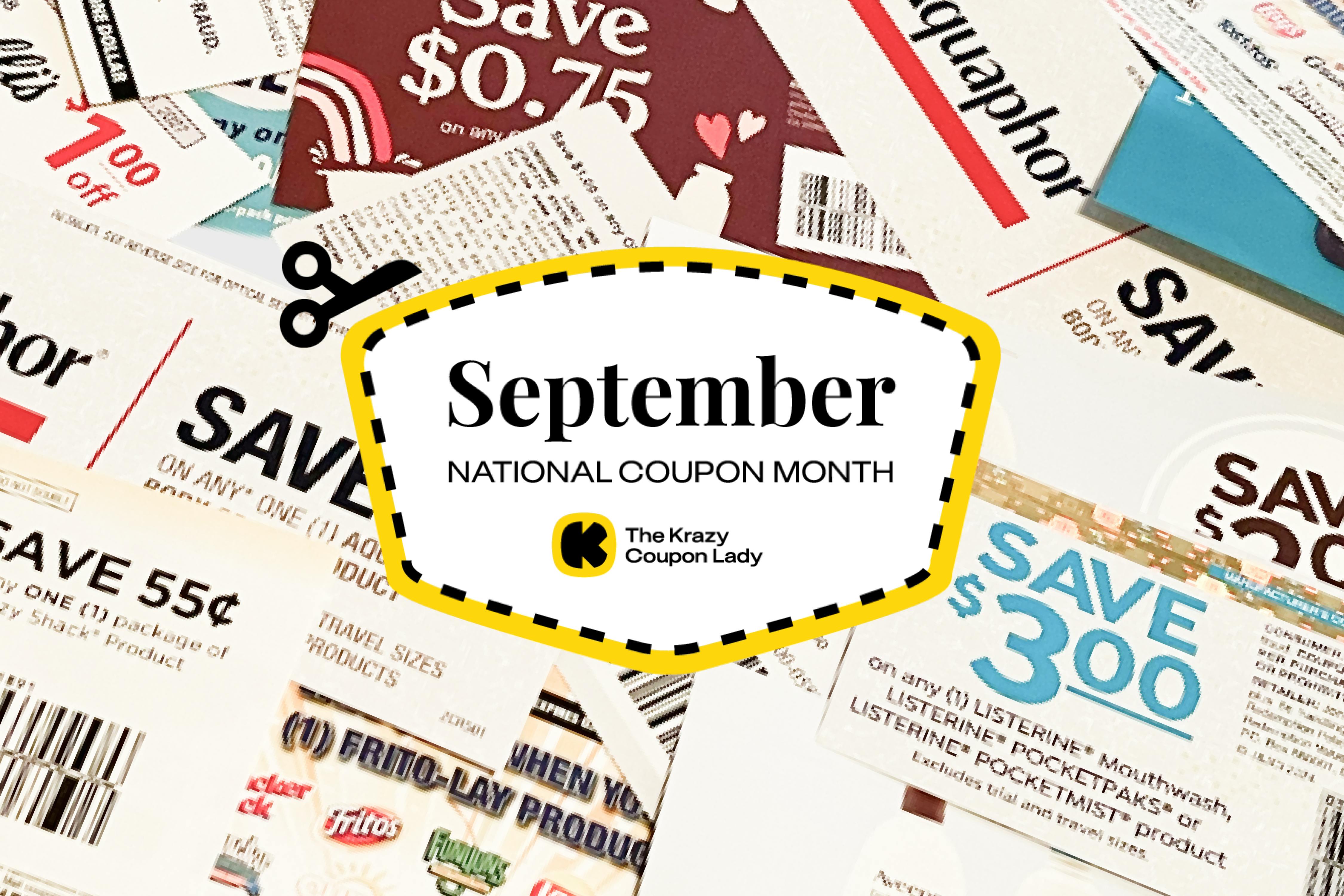 National Coupon Month 2025: Pro Couponing Tips \u0026 Strategies All September - The  Krazy Coupon Lady, image size:4500x3000