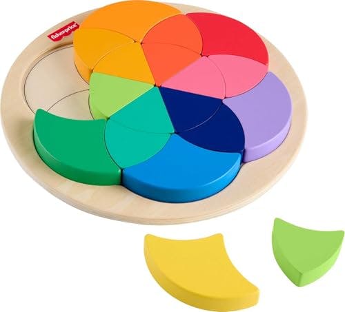 Fisher-Price Wood Color Wheel Puzzle