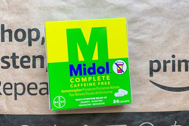 Midol Complete Caplets, as Low as $3.50 on Amazon card image