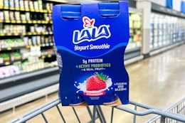 BOGO Free LaLa Yogurt Smoothies With Kroger App Coupon card image