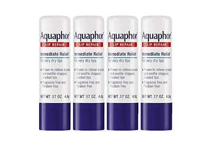 Aquaphor Lip Repair Stick 4-Pack