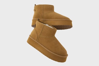 American Eagle Booties on a Gray background