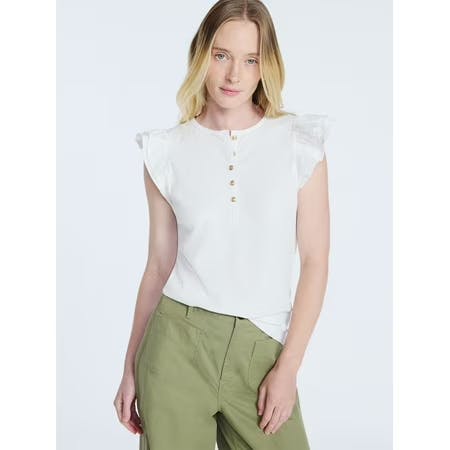 Free Assembly Women's Henley Top