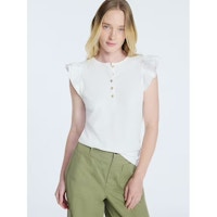 Free Assembly Women's Henley Top