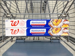 walgreens brand aluminum foil packs in cart