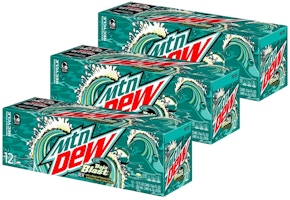 3 Mountain Dew Baja Blast 12-Packs