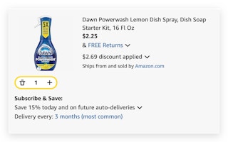 dawn powerwash lemon