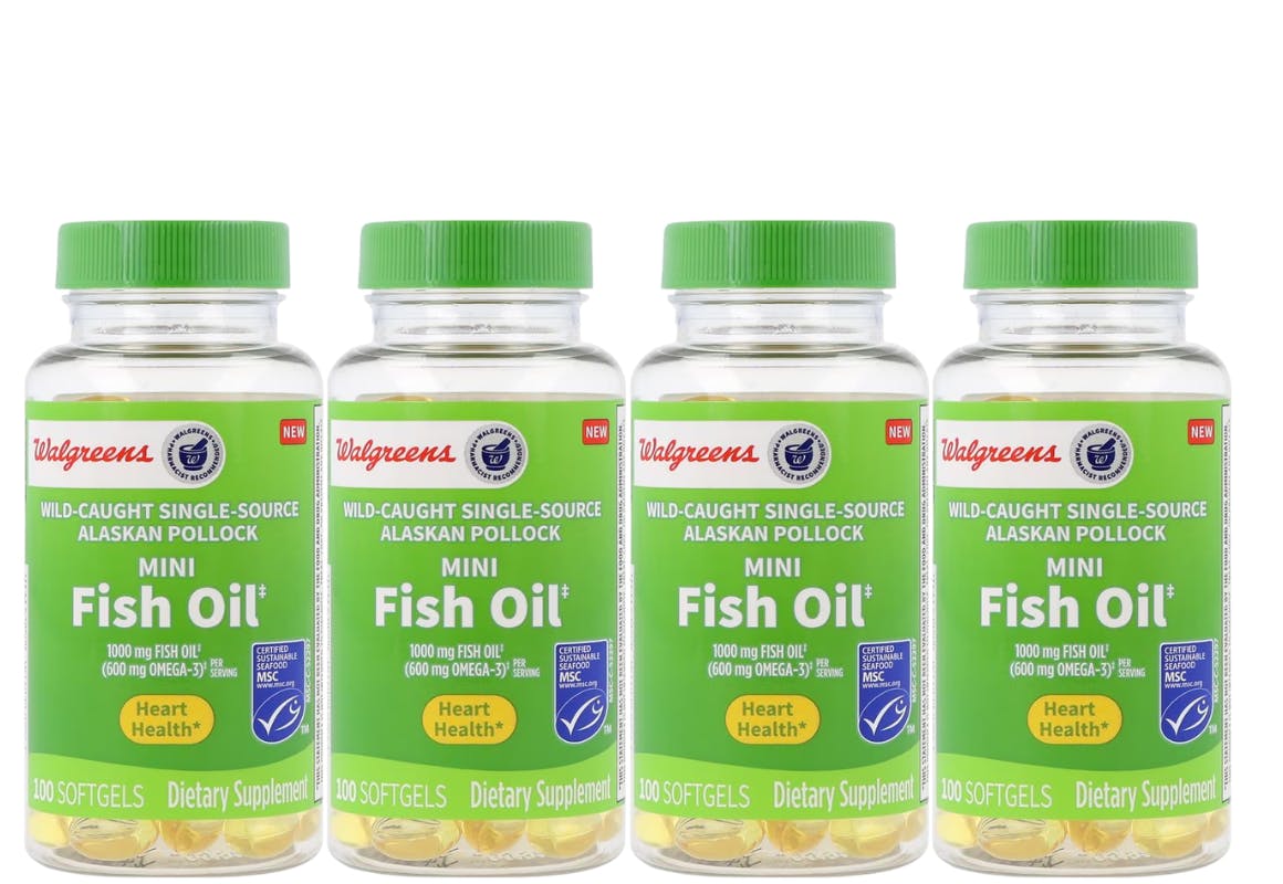 4 Walgreens Fish Oil Supplements
