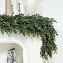 Christmas Garland with Lights