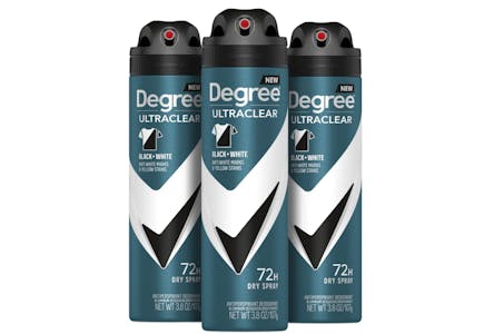 Degree Deodorant Spray 3-Pack