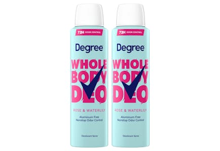 2 Degree Whole Body Dry Sprays