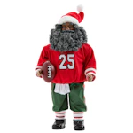 Football Christmas Santa Figurine