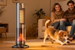 Space Heater - 1500W PTC Heaters for Indoor Use - Portable Heater with Thermostat and Remote - Room Heaters with 70° Oscillation