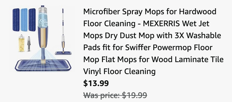 spray mop