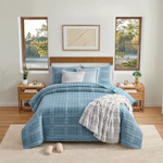 Bearpaw Chenille Quilt Set