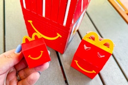 Lil McDonald's Happy Meals Are Here — Save Up to $2, or Even Get One for Free card image
