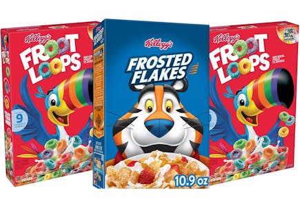 2 Fruit Loops + 1 Frosted Flakes