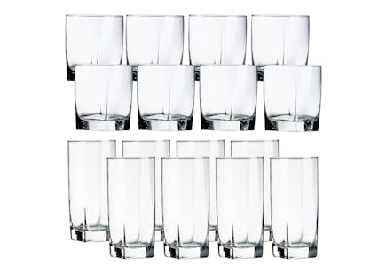 Luminarc Sterling Bar Glassware Set