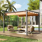 JolyDale Outdoor Metal Pergola