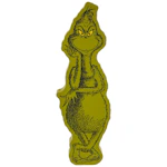 Grinch Shaped Wood Wall Decor
