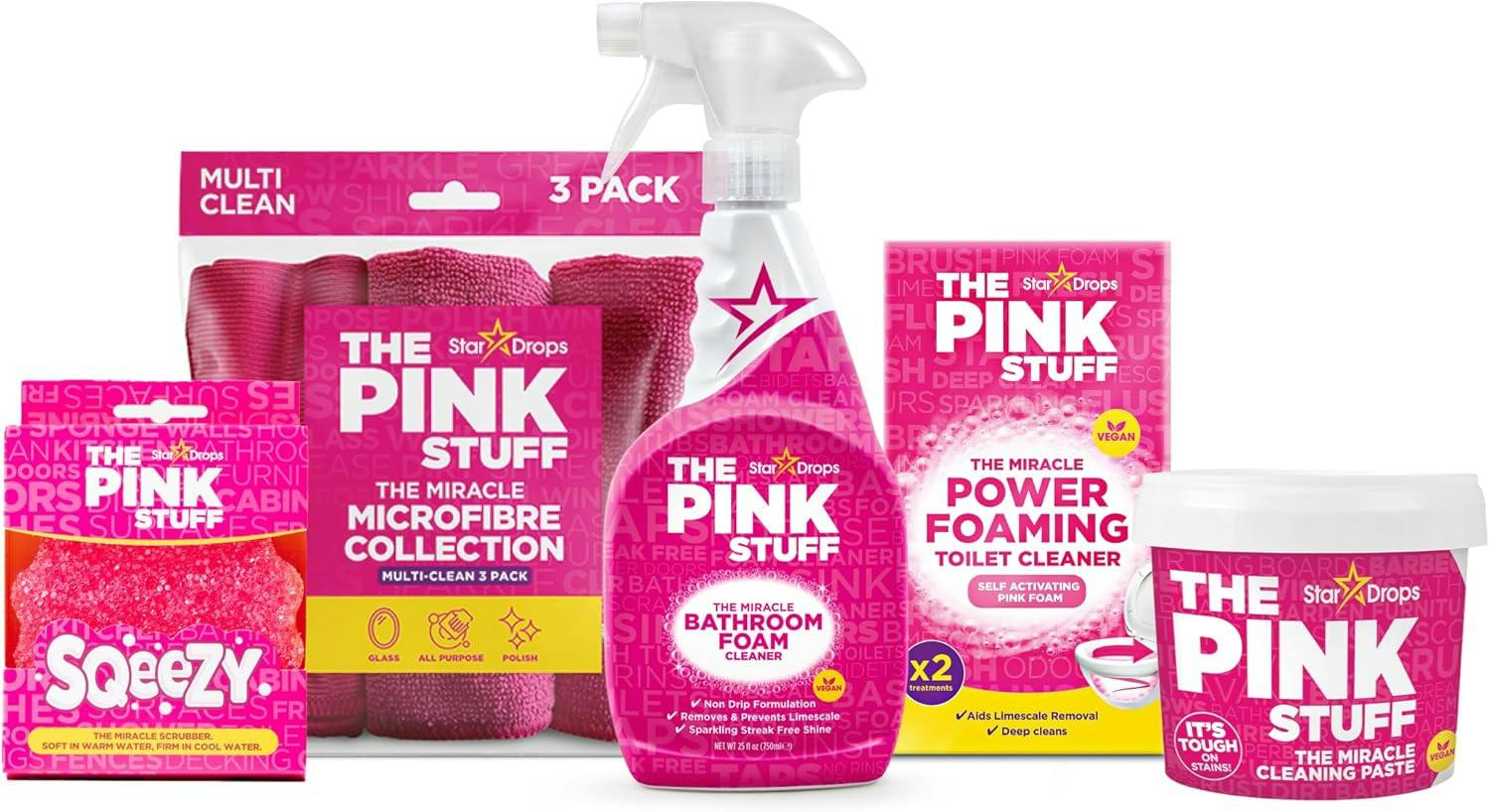 Stardrops The Pink Stuff Bathroom Kit