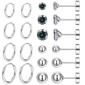 Surgical Steel Earrings Set
