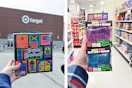 hands holding needoh items at target
