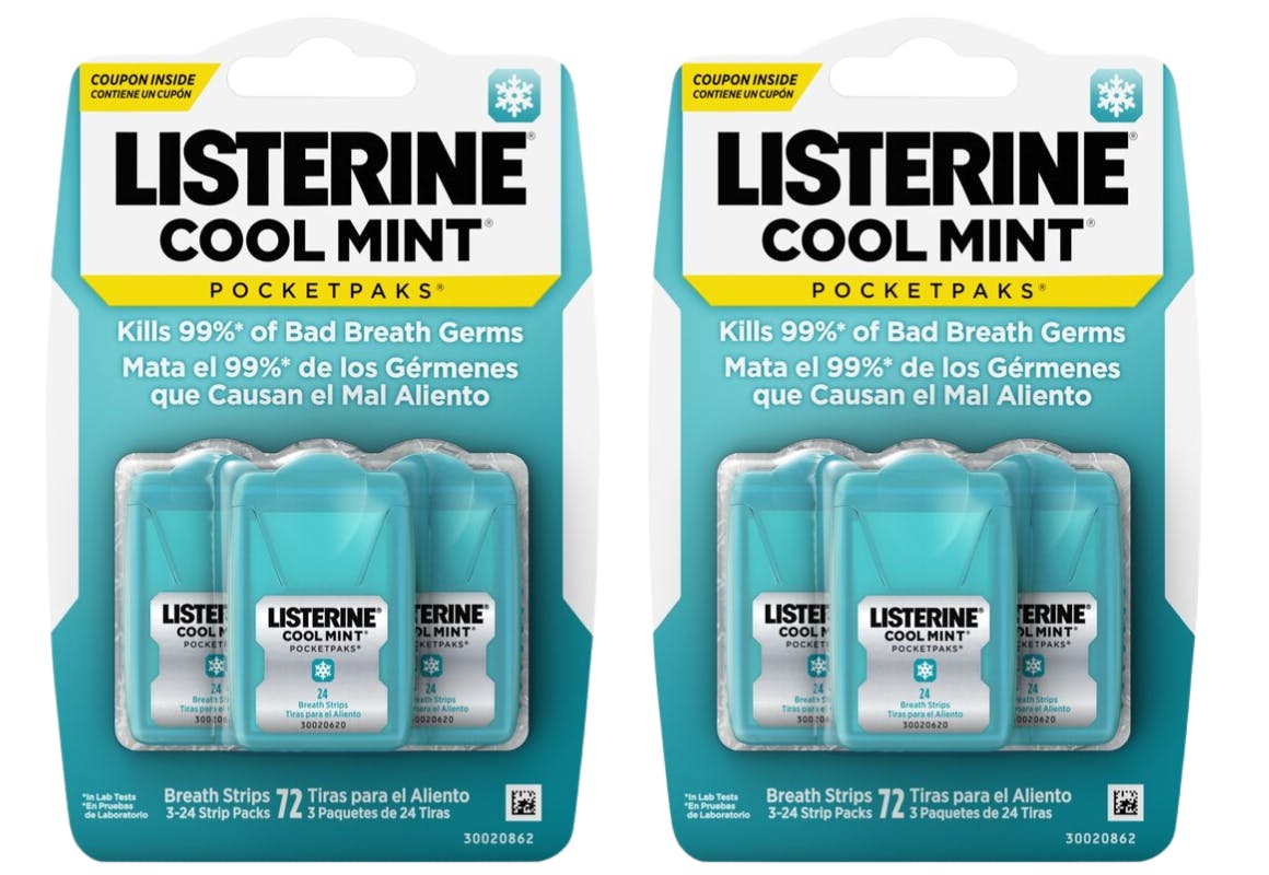 2 Listerine Pocketpaks