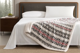The Home Depot Eddie Bauer reverse throw blanket