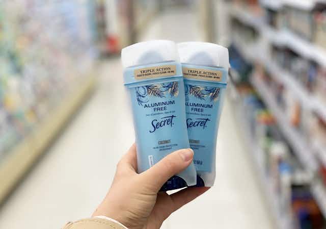 Secret Deodorant, Only $1.84 at Walgreens card image