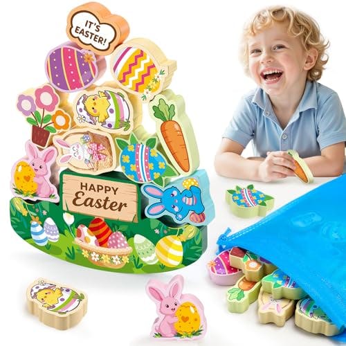 Kids' Easter Stacking Blocks Toy