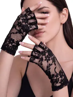 Fingerless Lace Gloves