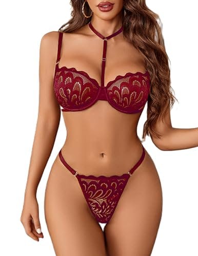 Women's 3-Piece Lingerie Set