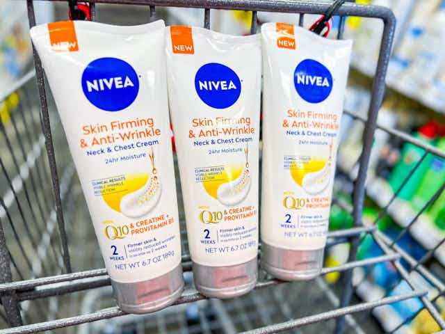 NIVEA Q10 Neck & Chest Cream — Easy Ibotta Deals at CVS + Walmart card image