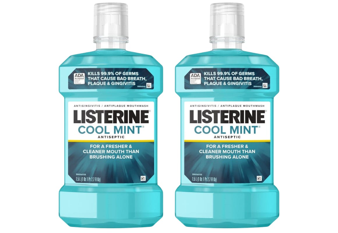 2 Listerine Mouthwashes