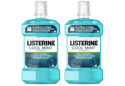 2 Listerine Mouthwashes