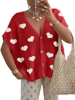 Women's Heart Cardigan