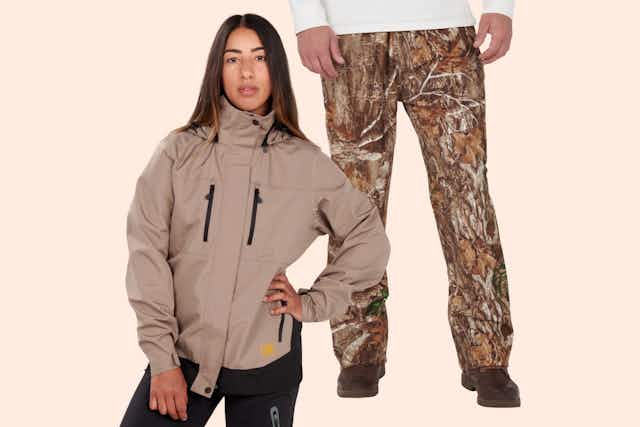 $8 Slumberjack Waterproof Jacket or Realtree Pants on Clearance at Walmart card image