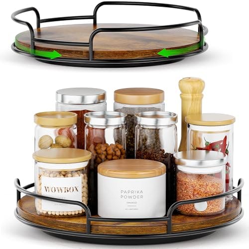 Lazy Susan Turntable Organizer 2-Pack