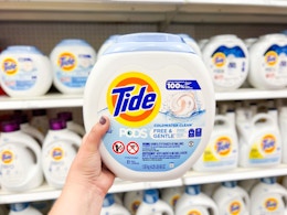 Tide Pods Free and Gentle 112-Count Tubs: Get 4 for $53 on Amazon
