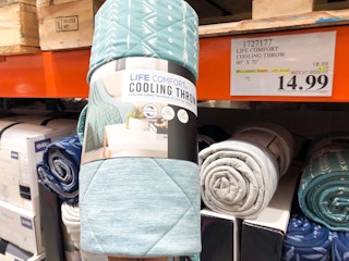 costco life comfort cooling throw
